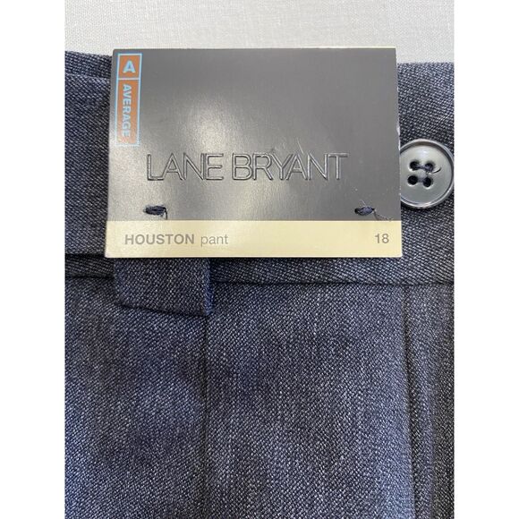 Lane Bryant Houston Dress Pants Heathered Black Woman's Plus Size 18 (Fit 39x31) - Picture 13 of 13